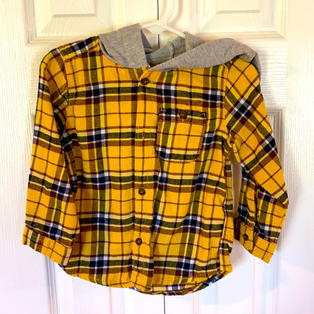 24 mo Carter’s boy button up shirt/light jacket